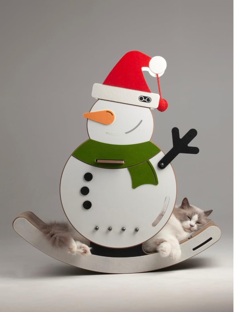 Cat Scratcher Snowman image number 1