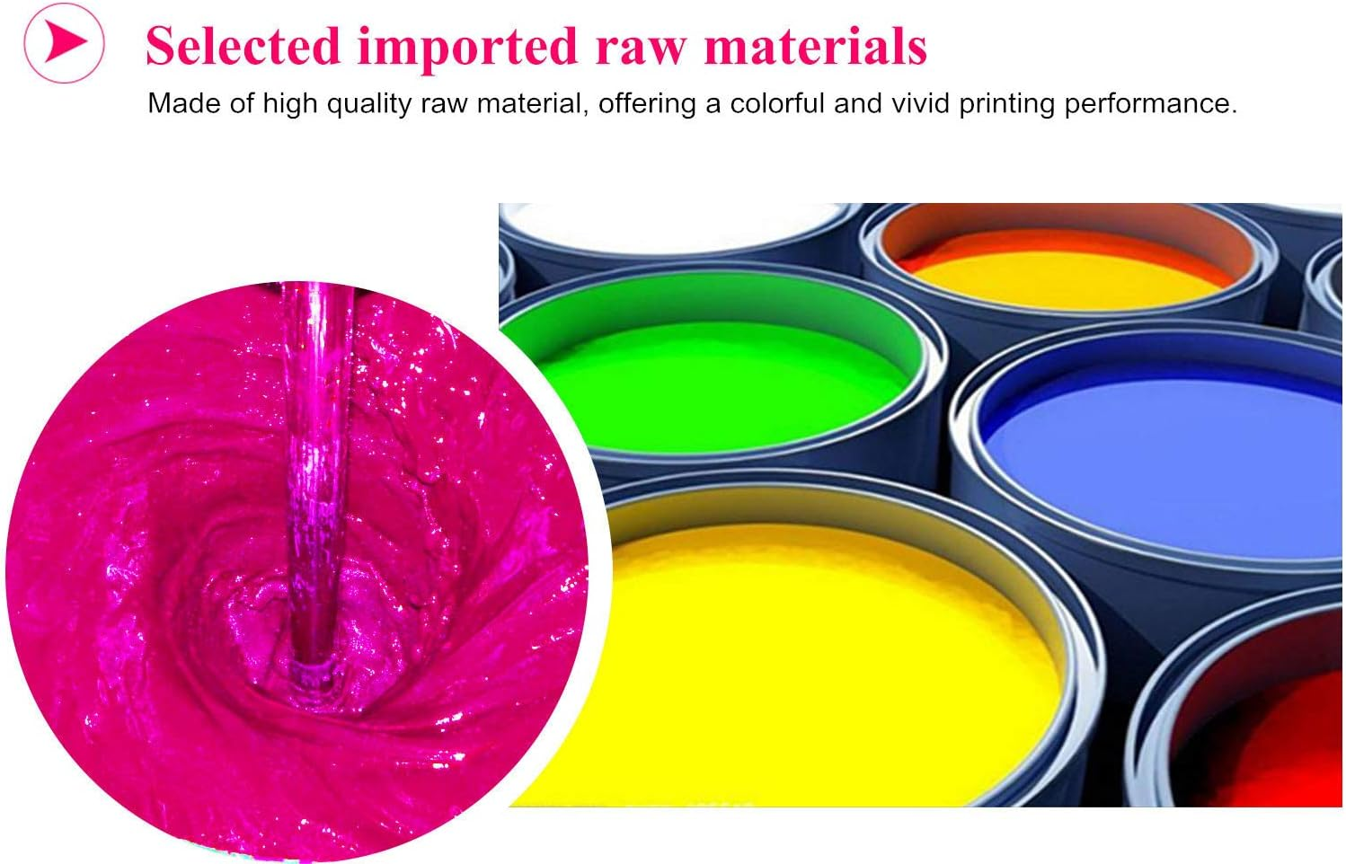 Aomya 5X100Ml Ink Refill Kit for HP 61 60 62 63 950 951 564 920 901 Inkjet Printer Cartridges Refillable Cartridge CIS CISS System with 4 Free Syringes (2 Black, 1 Cyan, 1 Magenta, 1 Yellow) - Black,Yellow image number 6