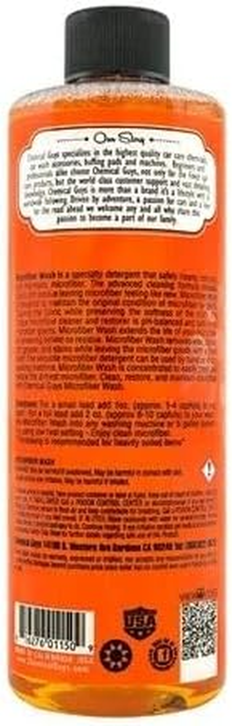 Chemical Guys CWS_201_16 Microfiber Wash Cleaning Detergent Concentrate (16 Oz) image number 5