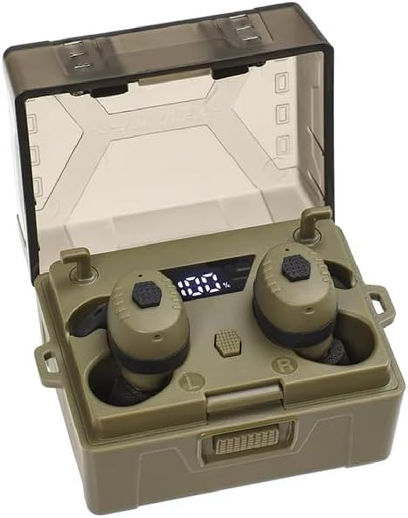 Omana Arm Next Totems Electronic Shooting Earplugs Noise Canceling Hearing Protection Earmuff for Hunting/Tactical Shooting/Military/Music Events