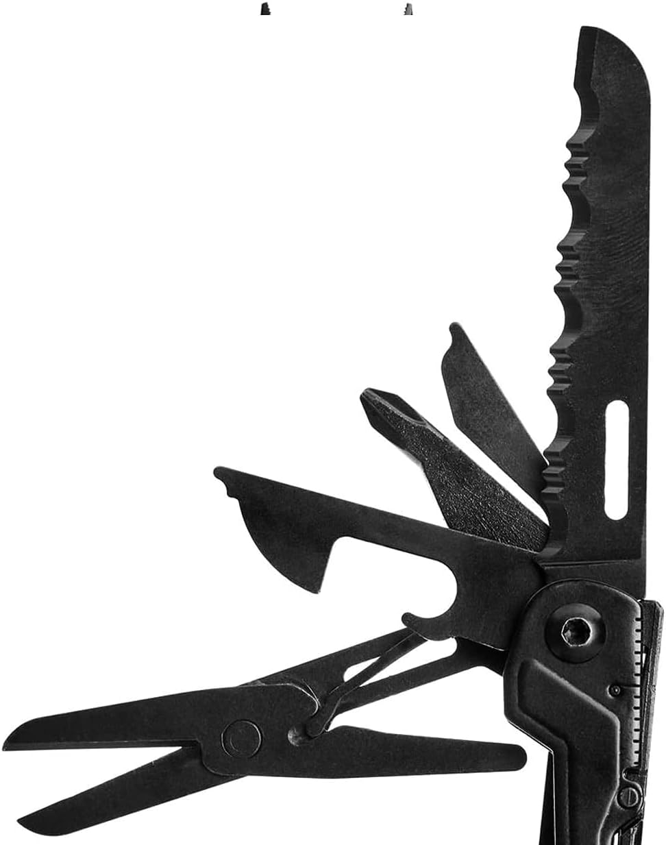 SOG Powerpint Mini Multi-Tool-Utility Tool with Compound Leverage Smooth Open, 18 Lightweight Specialty Tools, Stainless Steel Blade-Black (PP1002-CP) image number 4