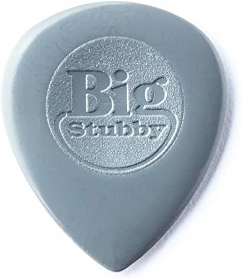 Dunlop 445P2.0 Nylon Big Stubby, Dark Gray, 2.0Mm, 6/Player'S Pack image number 5