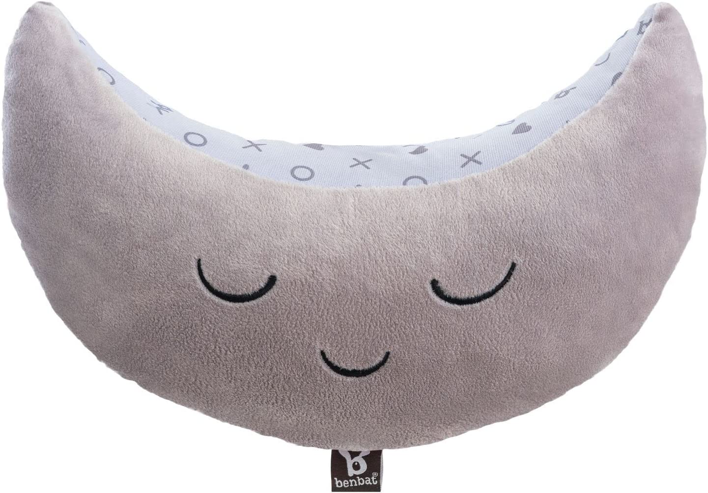 BENBAT Mooni Seat Belt Head Support Travel Pillow for 4 Years and Above, Grey (BE-MH170) image number 3