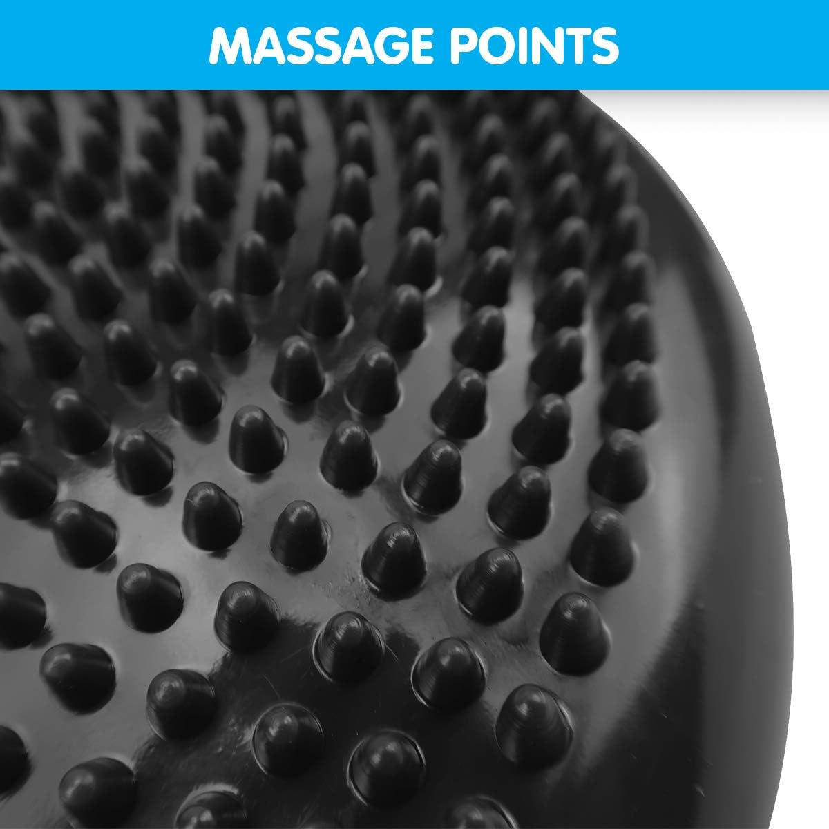 Powertrain Yoga Stability Disc Home Gym Pilate Balance Trainer Wobble Pad Cushion Black image number 4