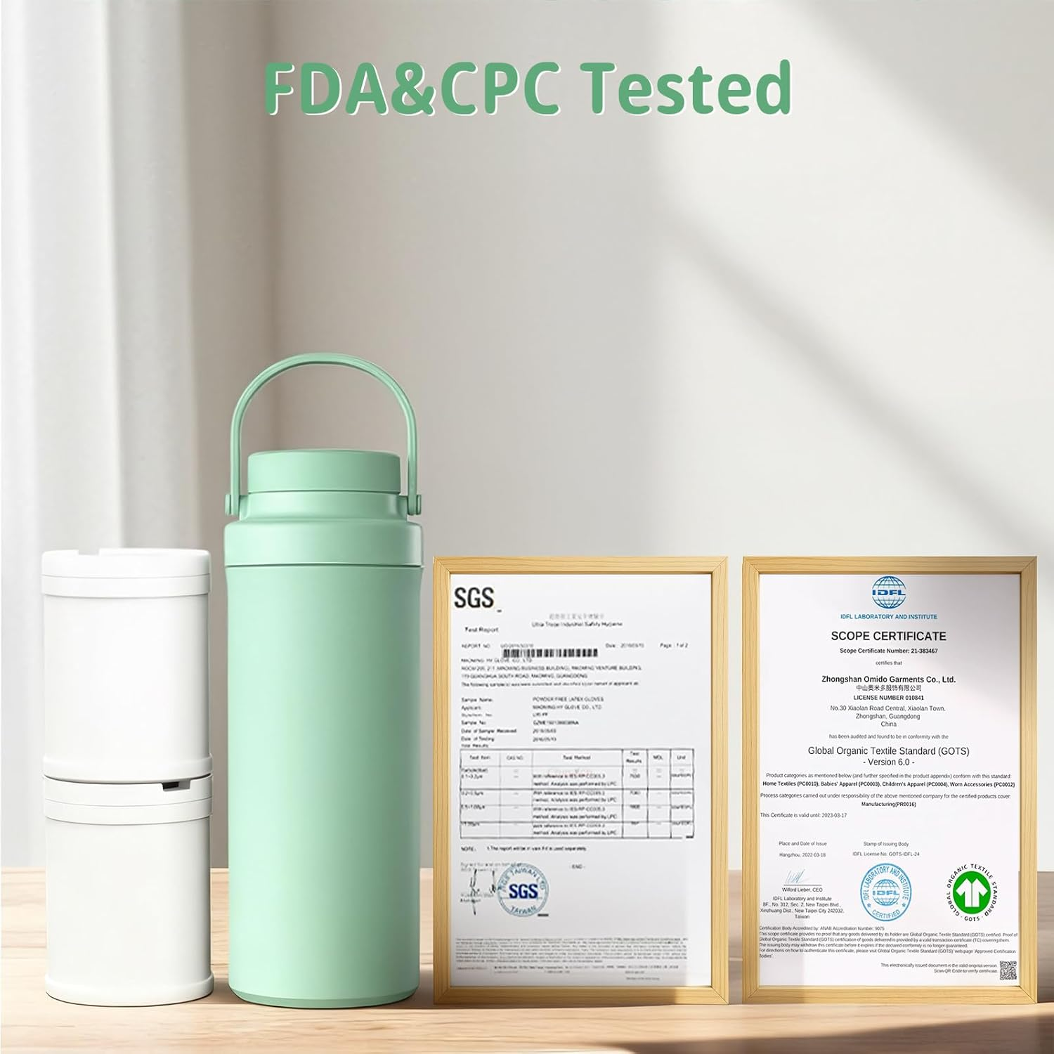 Portable Breast Milk Cooler Bottle, 360&deg;Cooling Technology for 24 Hours, 600Ml Larger Capacity Travel Breastmilk Chiller with 2Pcs Baby Bottles, Portable Milk Cooler for Breastmilk, Bpa-Free image number 4