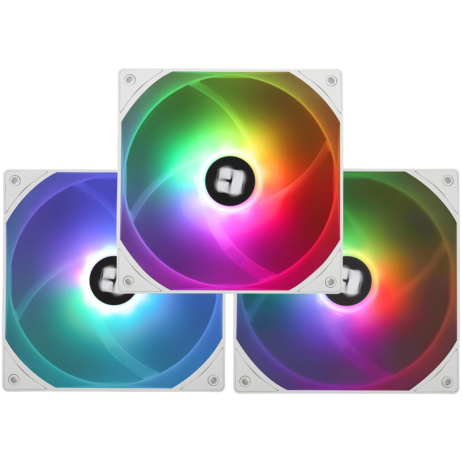 Thermalright TL-C14C X3 CPU Fan,With 4-PWM Control, Low Noise PC Cooling, 140Mm Computer Chassis Fan, CPU Cooler|Black(3-Pack)