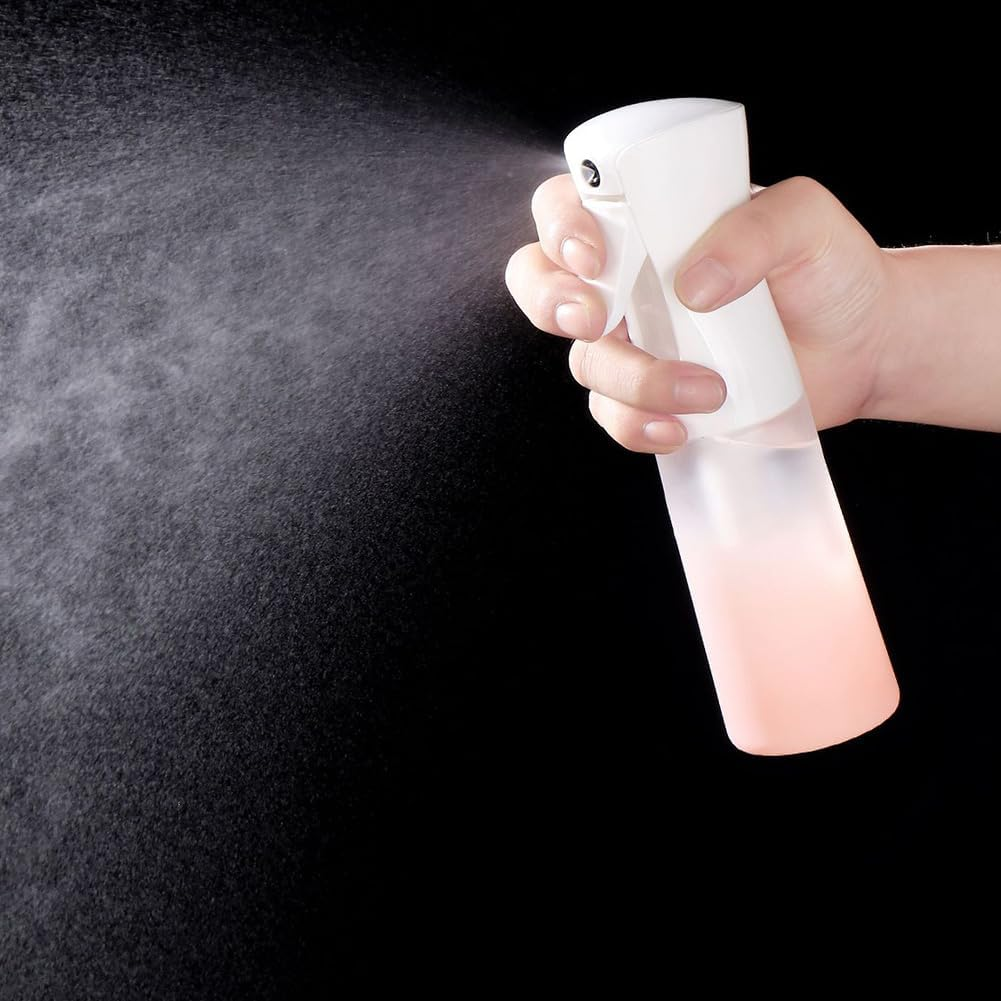 Homiliky Ultra Fine Mist Spray Bottle (200Ml) &ndash; Continuous Water Mister for Hair Styling, Plants, Cleaning & Salons | Gradient Pink (Frosted) image number 3