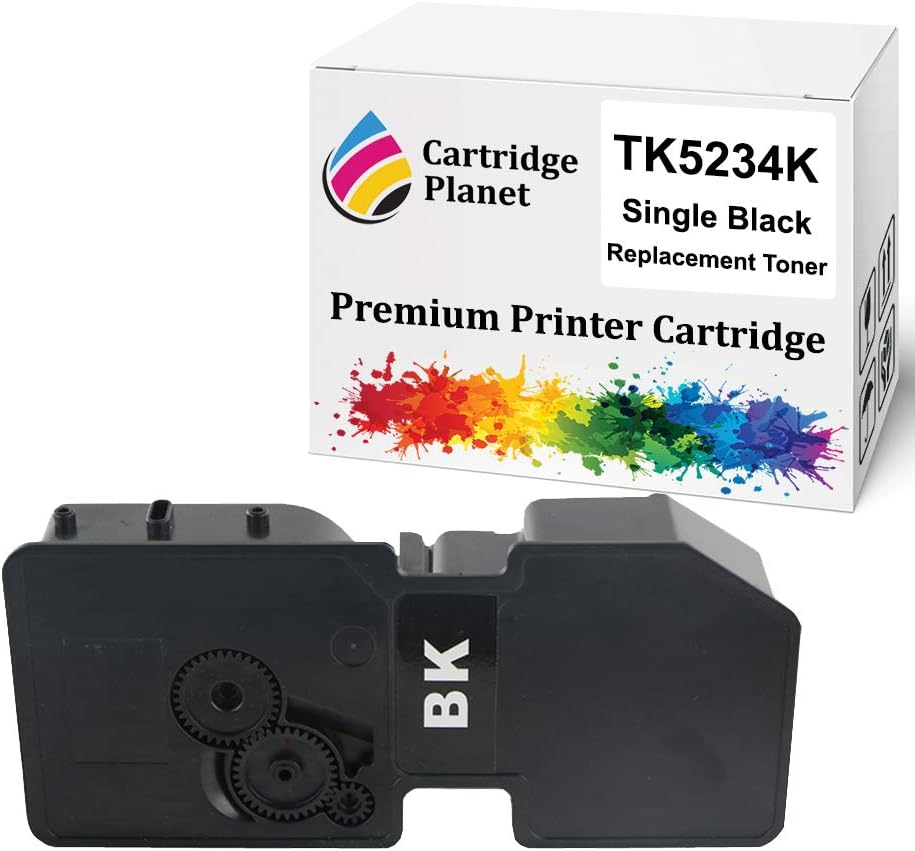 Cartridge Planet Black Non-Genuine Toner Cartridge for Kyocera TK-5234K TK5234K (2,600 Pages) for M5521CDN M5521CDW P5021CDN P5021CDW