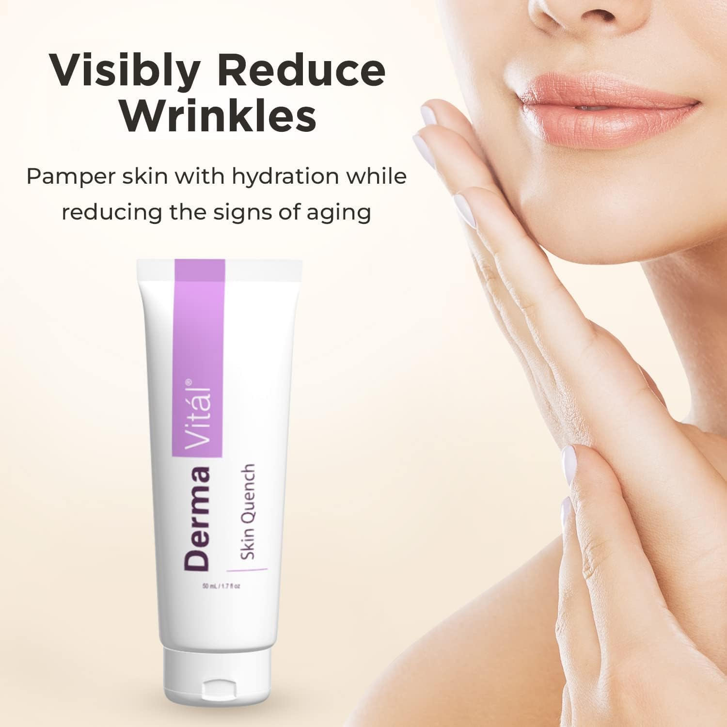 Skin Quench High End Moisturiser from the Makers of Derma Wand - Skin Quench Is for Use with Your Derma Wand or on Its Own image number 3