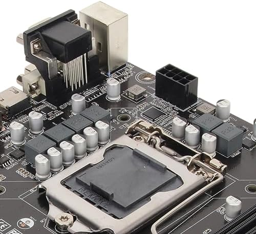 H310 LGA 1151 Motherboard, Dual Channel DDR4 Memory Slot, 24 8Pin Power Sockets Motherboard with VGA SATA 6Gb Pcie X16 NVME M.2 image number 2