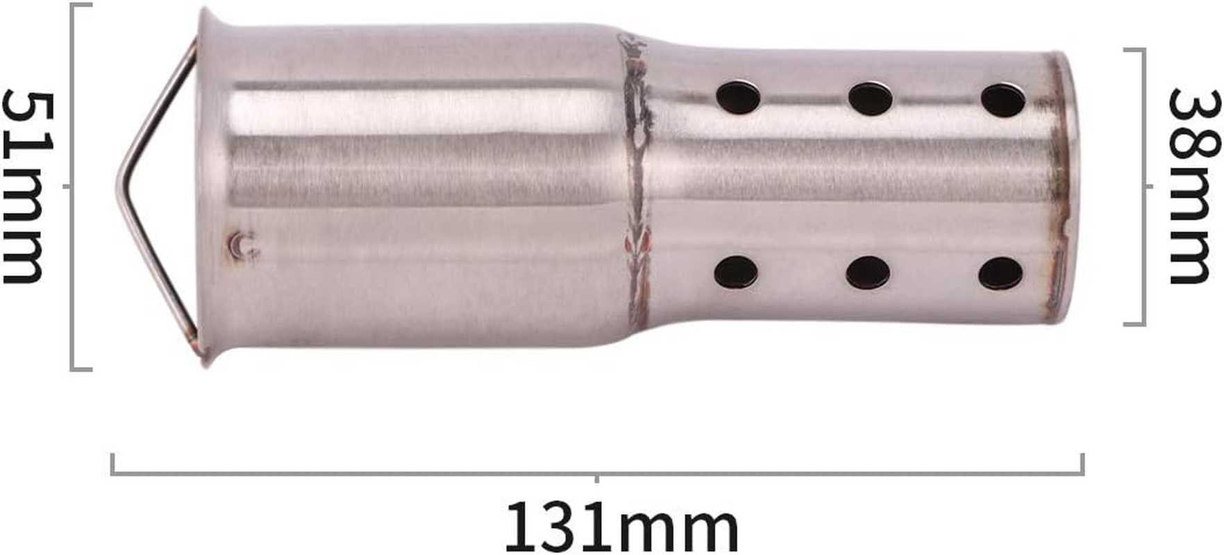 ISTUNT Exhaust DB Killer Silencer Muffler Baffle Noise Eliminator Universal Fit 51Mm Motorcycle 5 Inch in Length image number 3