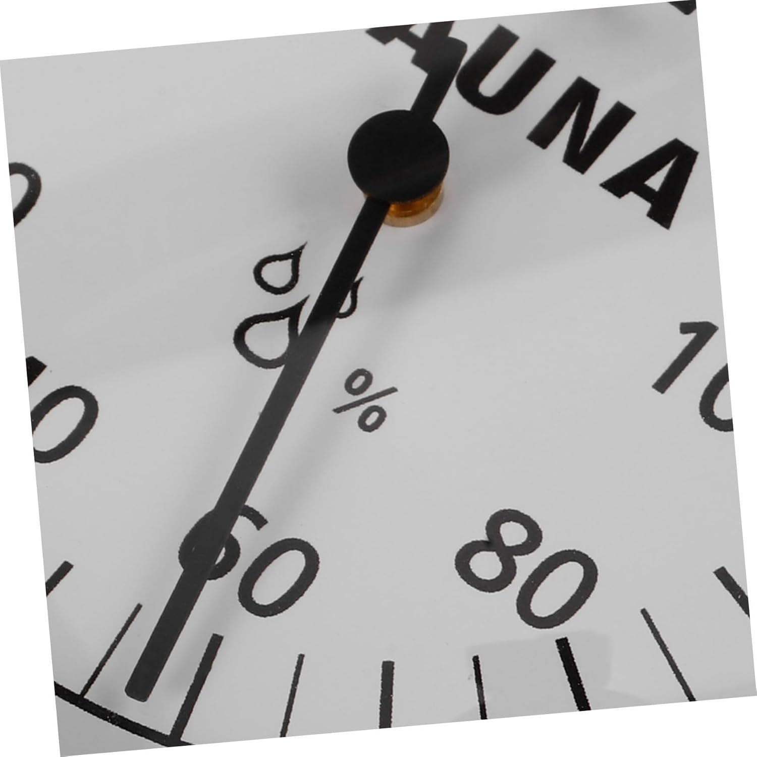 VICASKY Sauna Hygrothermograph Wall-Mount Temperature Humidity Tester High Heat Resistant Indoor Sauna Steam Gauge Easy Installation Measurement Tool image number 1