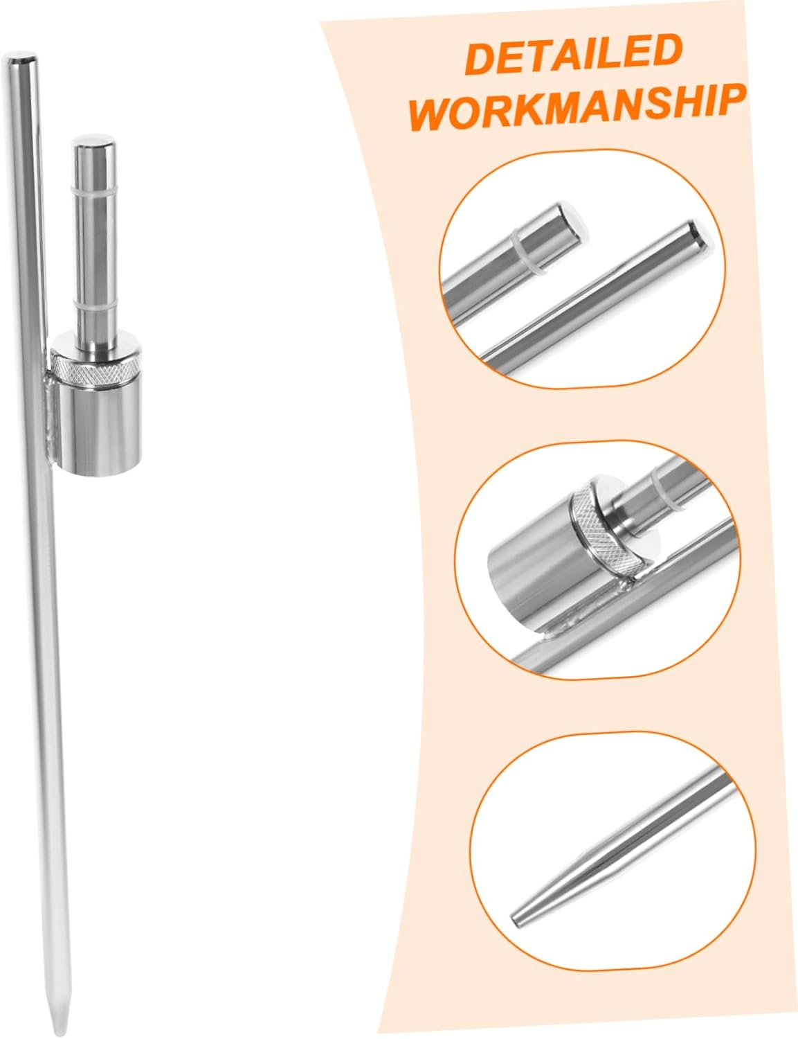 Levemolo Flagpole Holder Spike with Sleeve Bearing for Stable Outdoor Flag Display Easy to Remove Ground Stake for Flag Rod Durable and Practical Base For