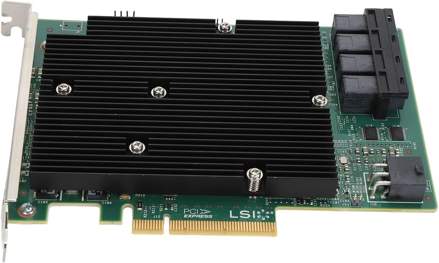 Fafeicy LSI SAS 9300 16I HBA Card 12Gbps 16 Port SAS Controller for Vmware Freebsd Systems image number 2