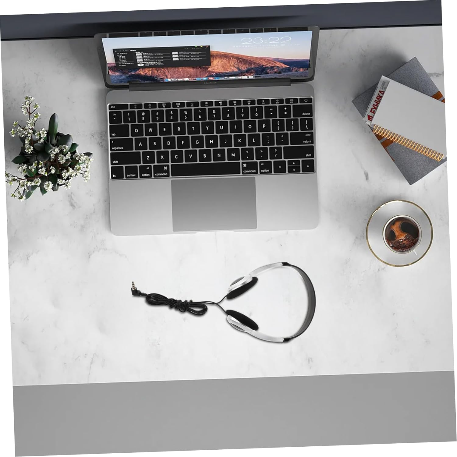 Housoutil Portable Retro Ear Headphones for Students Headphones with Wide Compatibility for School Travel and Home Use Comfortable Fit for Prolonged Use