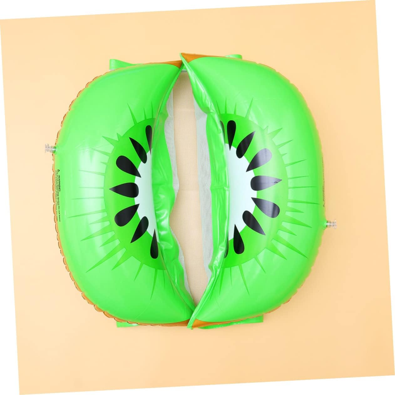 PVC Floating Bed Comfortable Hammock for Pool Easy Inflate/Deflate Kiwi Pattern image number 4