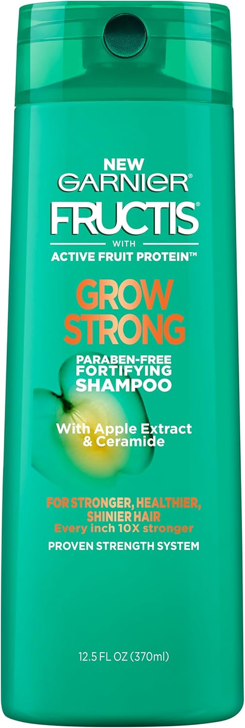 Garnier Hair Care Fructis Grow Strong Shampoo, 12.5 Fluid Ounce image number 1