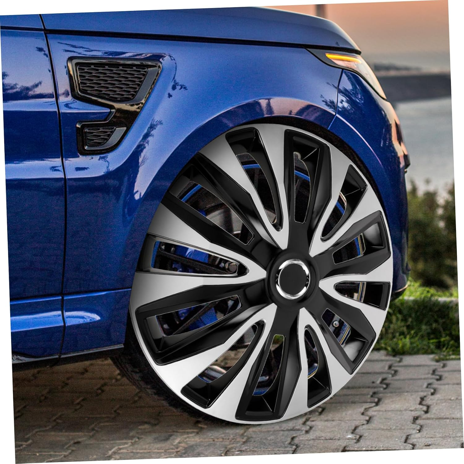 SOLUSTRE Hubcap Wheel Cover Replacement Snap Clip for Car Accessories Automotive Tire Rim Decorative Hub Caps for Wheels image number 1