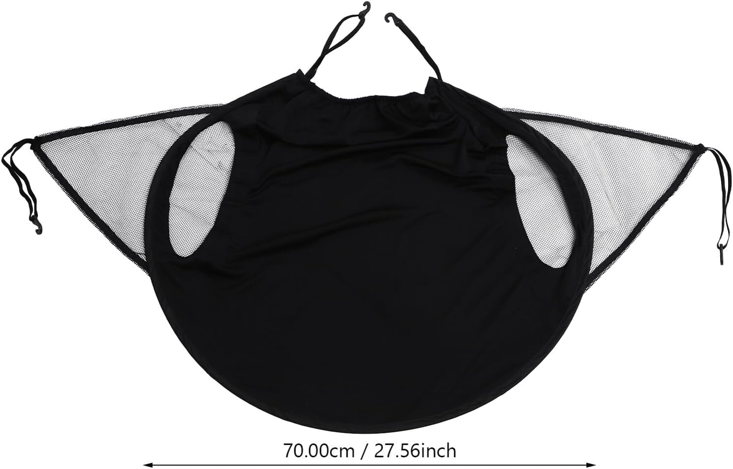 Stroller Sunscreen Umbrella with High Elastic Steel Core Flexible Strip Windproof Stroller Awning Accessory High-Density Elastic Cloth Sunshade for Pram and Car Seat Easy Storage image number 4