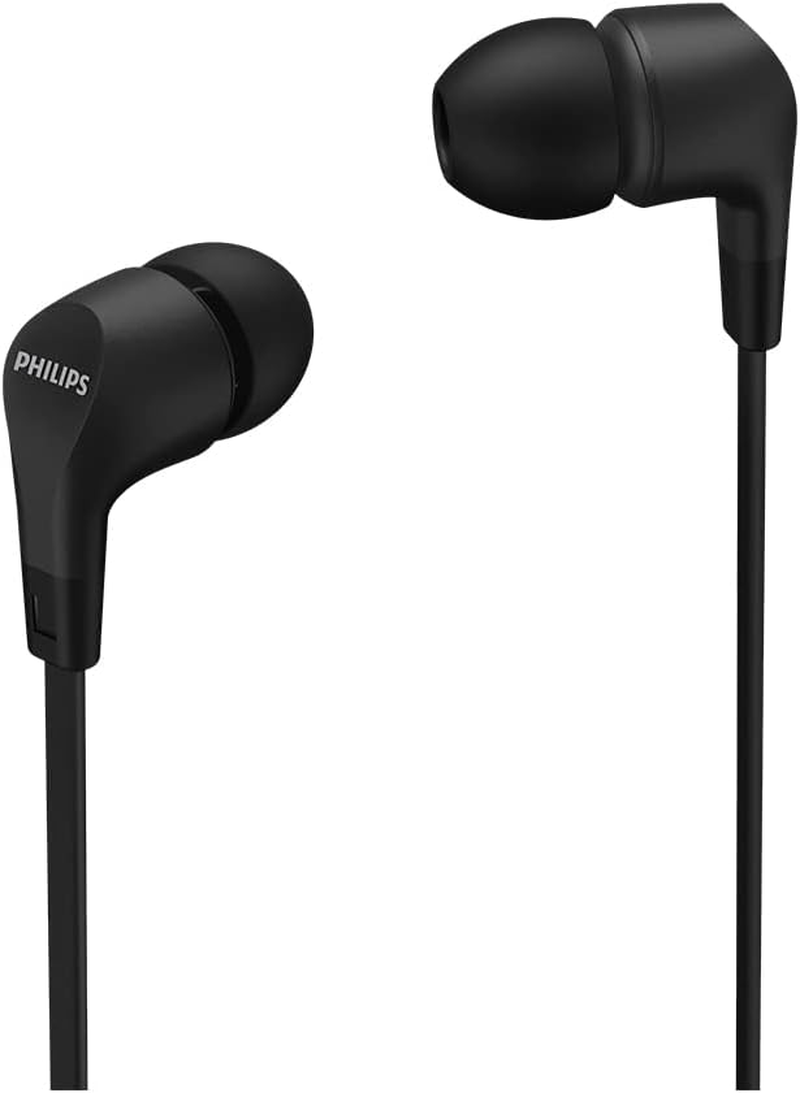 Philips Upbeat Series 1000 In-Ear Wired Headphones W/Built-In Mic/3.5Mm Black