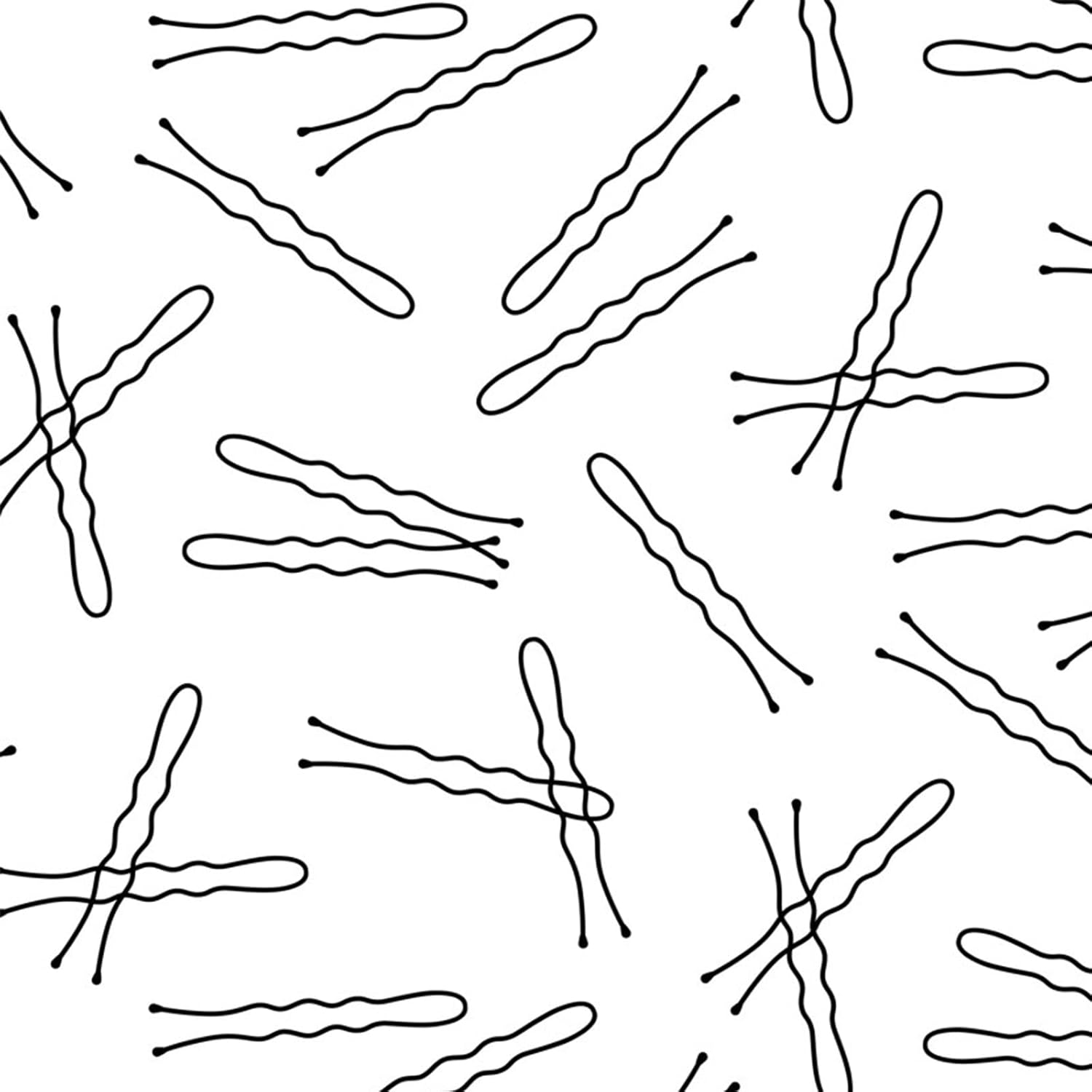 Pack of 112 Hair Pins, Bobby Pins, French Hair Clips, Hair Clips, Women Girls, Wave Shape & U-Shaped Hair Clip, Small for Buns, Long Straight Hair Accessories