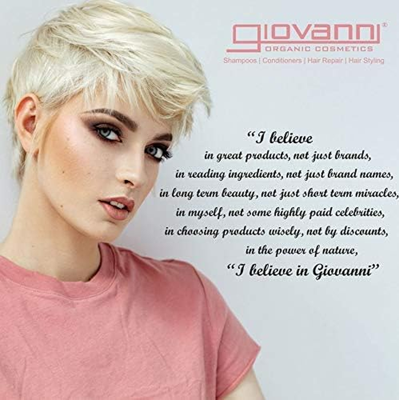 GIOVANNI 2Chic Ultra-Sleek Leave-In Conditioning & Styling Elixir - Phyto-Keratin & Argan Oil, Anti-Frizz Formula, Coconut, Shea Butter, Pro-Vitamin B5, Color Safe, Paraben Free 118Ml