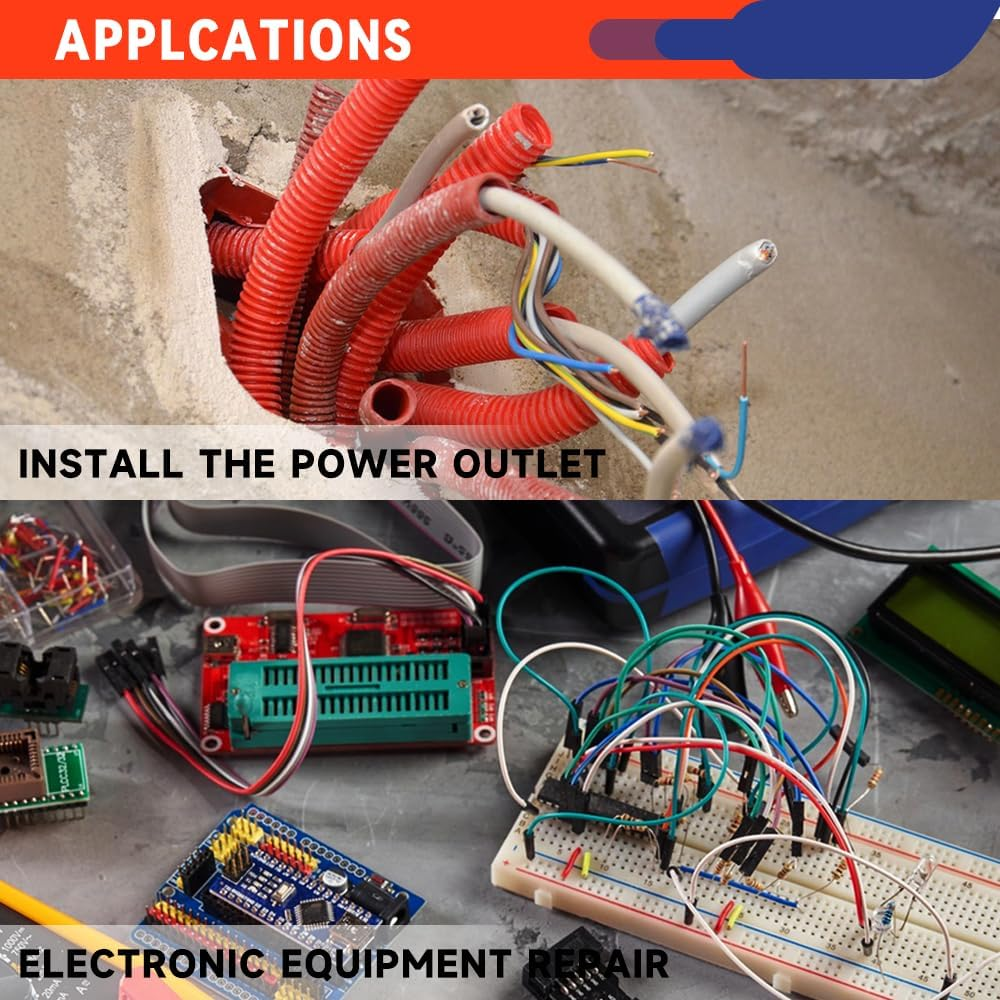 Crimping Tool for Open Barrel Terminals JST Molex TE Connectors - 24-10 AWG (0.25-6Mm&sup2;) with Wire Cutting Jaw - Ratcheting Wire Crimper image number 4