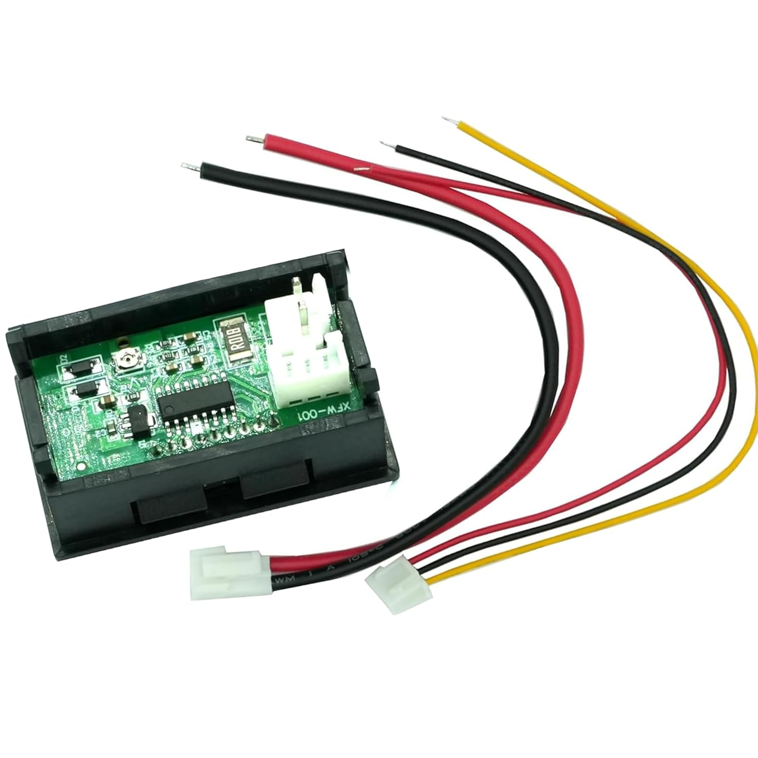 A-DIGISHUO 2Pcs 0.28" Digital Voltmeter and Ammeter|0.28 Inch 3-Digit Blue+Red Dual LED Display Panel | DC 100V 10A Ampere Voltmeter and Ammeter Tester with Connecting Wire image number 4