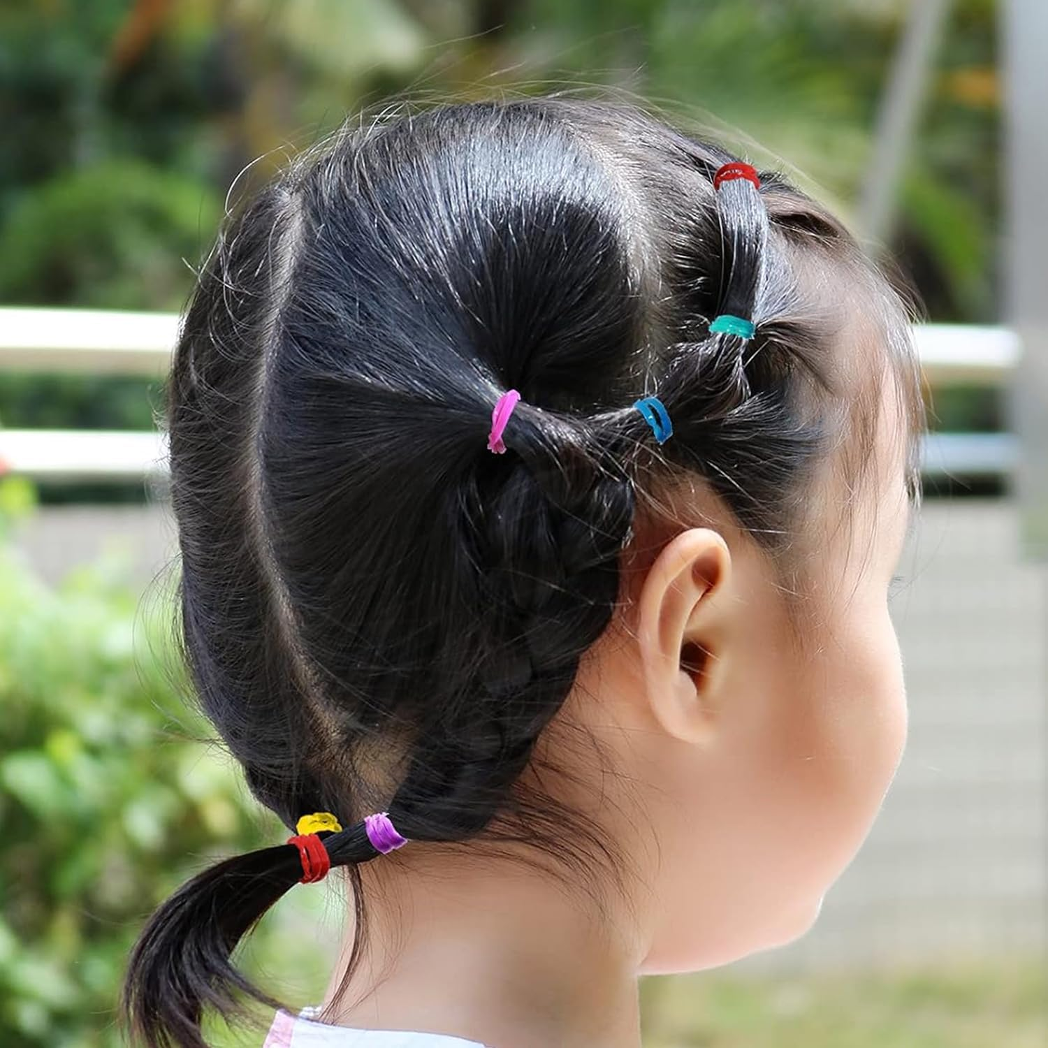 Pack of 1500 Hair Bobbles Small Rubber Bands Colourful Hair Bobbles Rubber Hair Bands Boxed Hair Bands Elastic Hair Bands for Children Girls Ladies Hairstyles image number 2