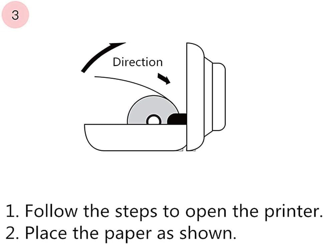 Sm-Paperang P1 Thermal Paper 57X30- Mini Printer Paper- Film Photo Printer Paper 5 Rolls Pastable image number 3