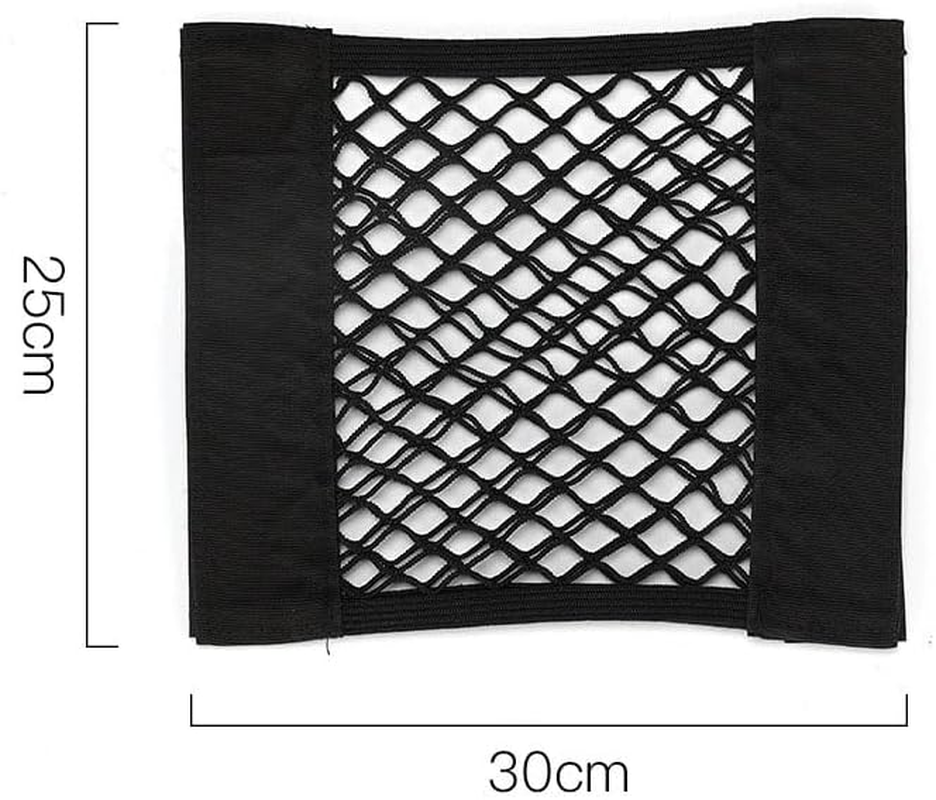 4Pcs Car Stretchable Storage,11.8"*9.8"Universal Mesh Cargo Net Wall Sticker Organizer Pouch Bag Storage Mesh Net for Interior Accessories for Cars, Truck, SUV, RV image number 2