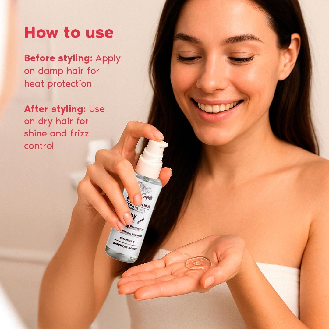 I Belli Capelli Ravenna Repair Oil &ndash; Split End Repair Oil for Damaged Hair 60Ml image number 3