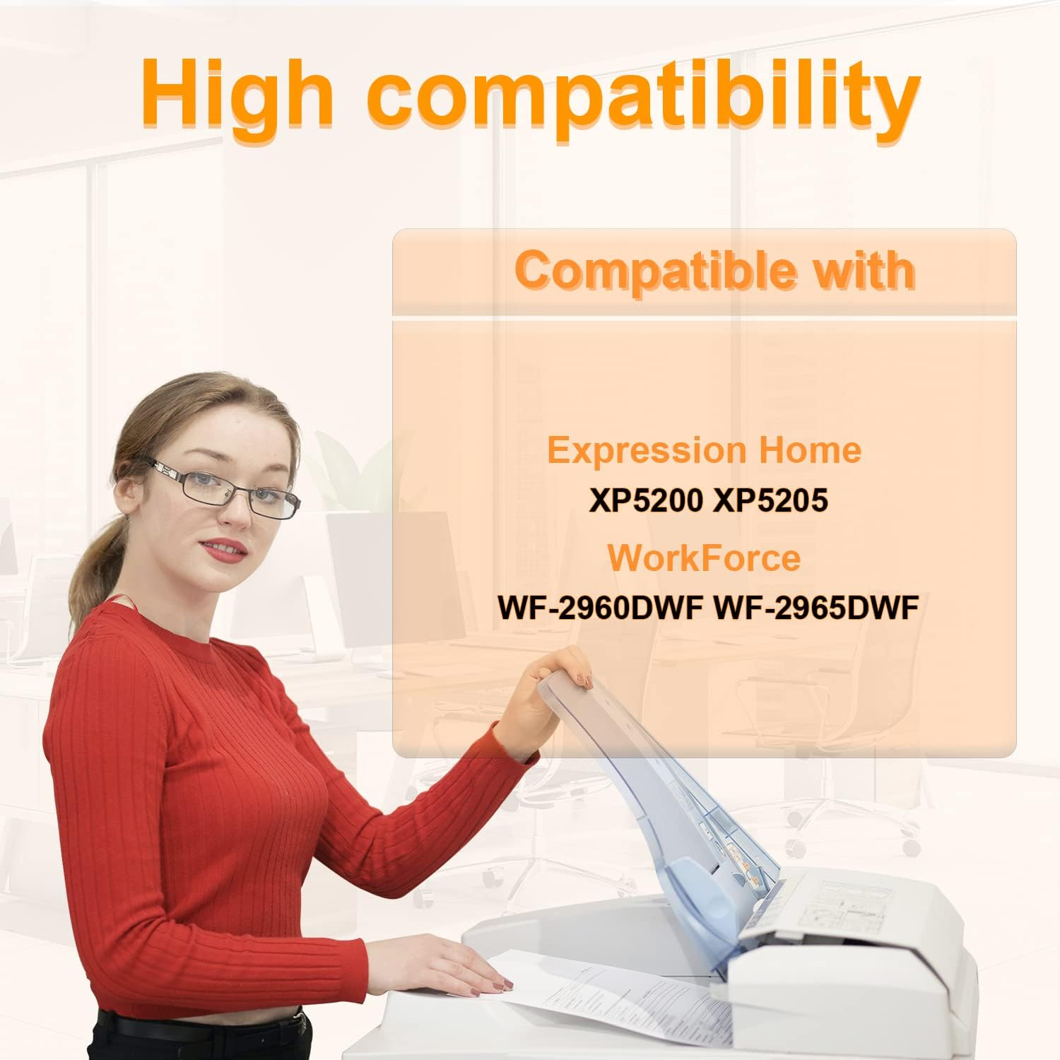 D&C 5 X Printer Cartridges Compatible with Epson 503XL 503 XL for Epson Expression Home XP-5200 XP-5205 XP5200 XP5205, Workforce WF-2960 WF-2965 WF2960DWF -2965 DWF - 3 Black image number 7