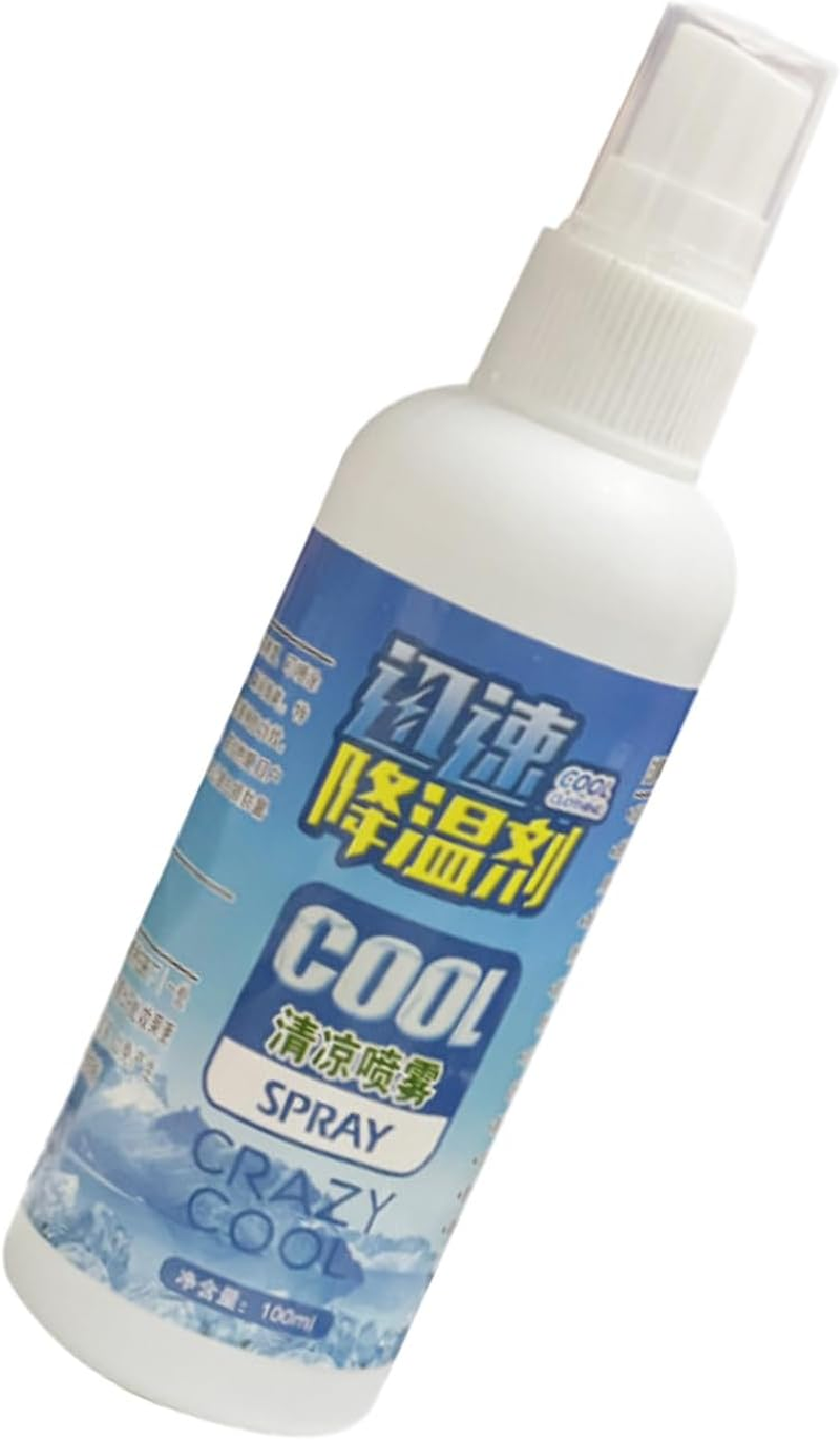 Cooling Spray - Durable Cooling Mist, Hot Weather | Instant Cool Spray, Instant Fine Mist Cooling Spray, Portable Natural Plant Fresh Coolant Fragrance, Cooling Mist Heatsink Spray