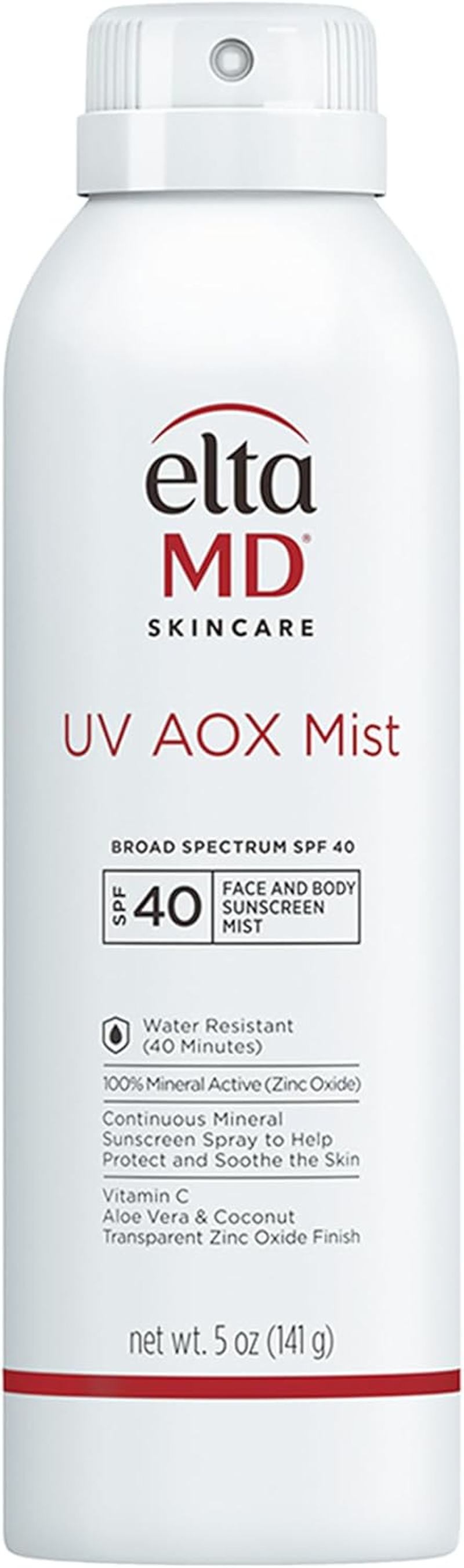 UV AOX Mist SPF 40 by Eltamd for Unisex - 5 Oz Mist image number 5