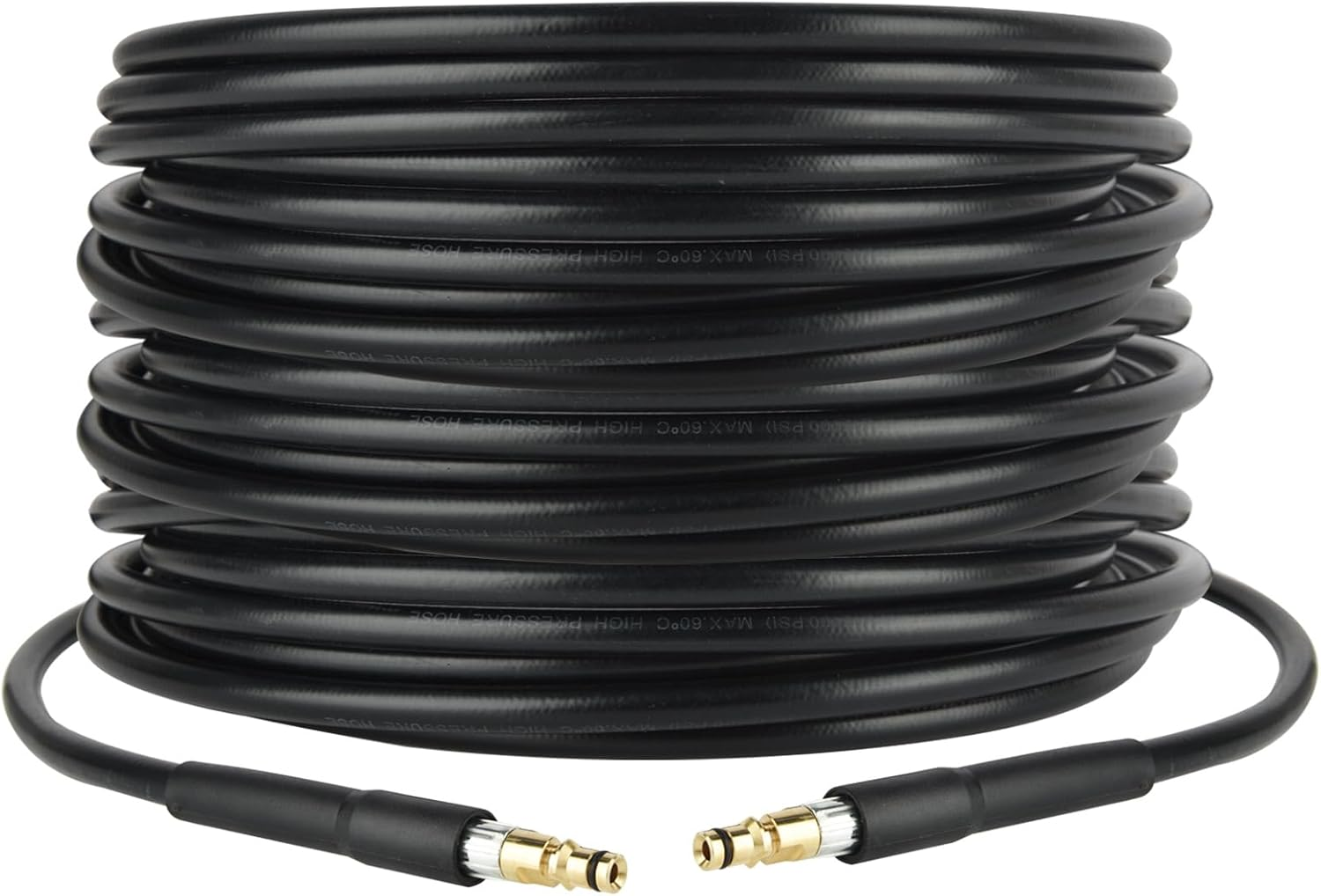 Pressure Washer Hose for Karcher, 10 M Pipe Cleaning Set Suitable for K2, K3, K4, K5, K6, K7 Including 180 Bar Pressure Washer Replacement Hose with Click Quick Connect Plug System (10 M) image number 2