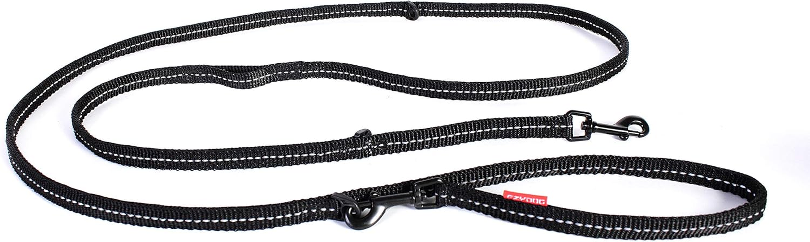 EZYDOG Vario 6 Light Black, for Ultra-Small and Medium Dogs, 78.7 Inches (200 Cm)
