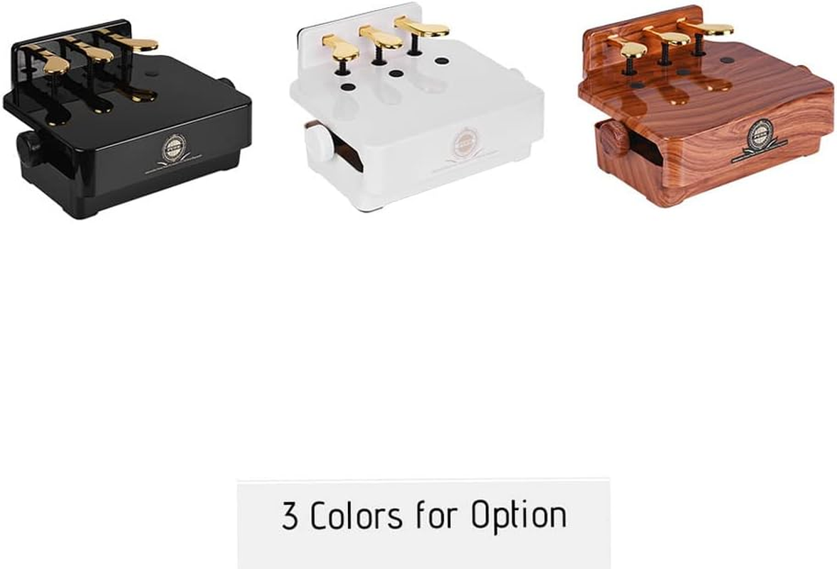 Piano Pedal Extender, Piano Pedal Extender Bench for Kids Adjustable Height with 3 Pedals Children Piano Teaching Aid Accessory image number 2