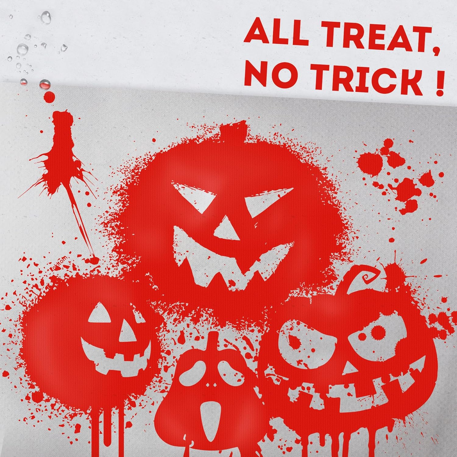 Introwizard Bloody Bath Mat - Combo Set of 2 Mats That Turn Red When Wet - One Large Size and One Small Size Mat - Great for Funny Gag Gifts - Footprints Disappear like Magic image number 6