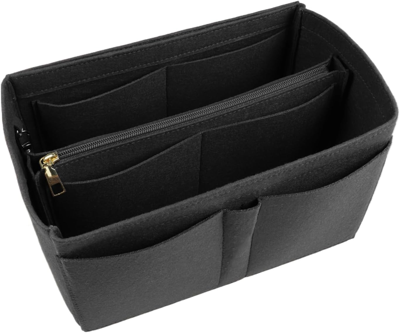 Lckaey Handbag Organizer for Speedy 25 Organizer Insert Tote Bag and Hand Bag Organizer Insert Y095Crimson-M