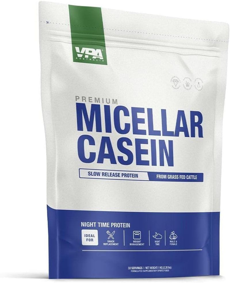 VPA&reg; Australia Micellar Casein - Vanilla, Athlete Approved, Vegetarian Friendly, 1Kg (33 Servings) image number 1