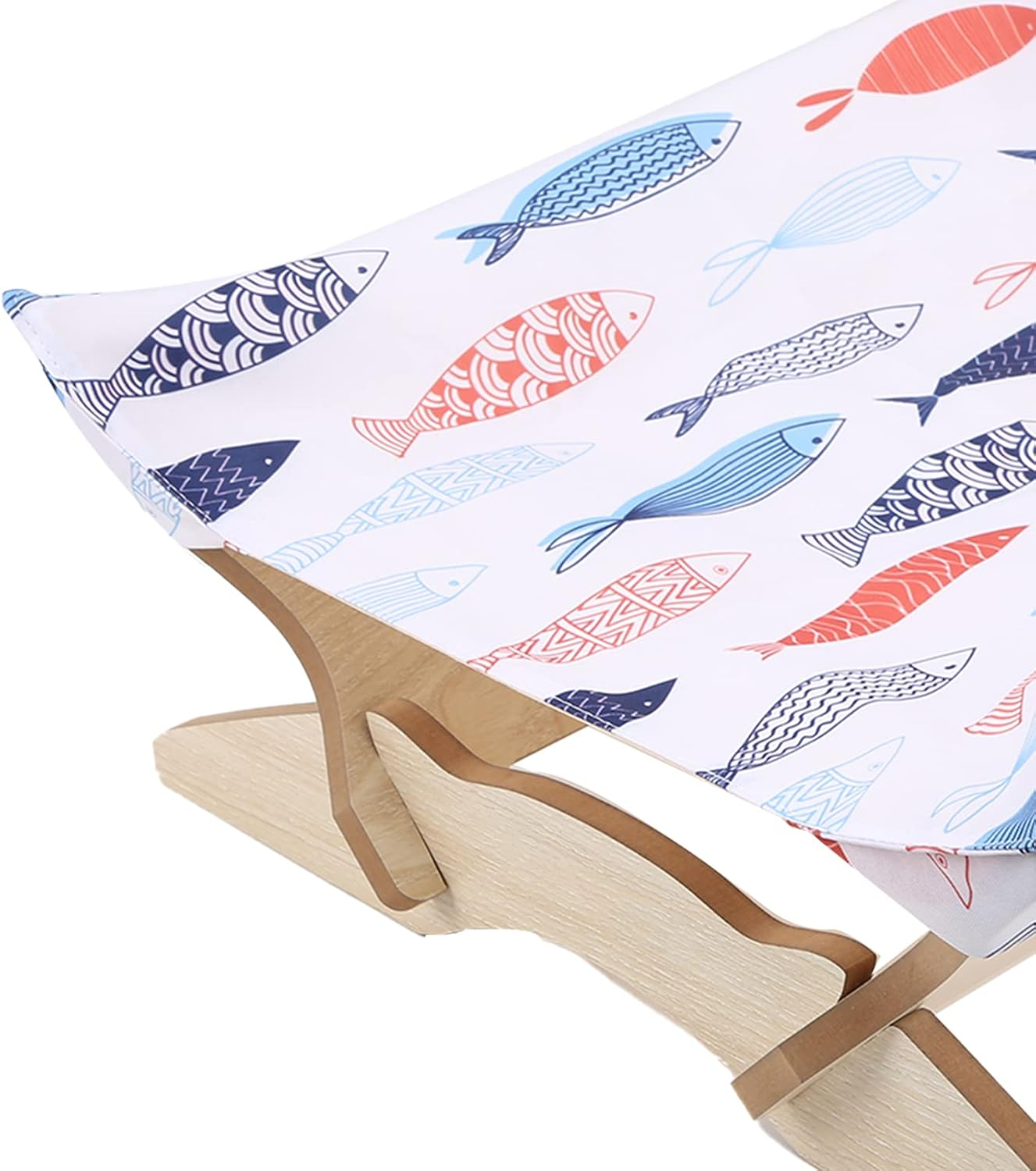 Chic & Comfy Detachable Wooden Cat Hammock,Sturdy and Safe Oxford Fabric Hanging Bed for Felines and Small Canines Ideal for Home and Outdoor Use image number 3