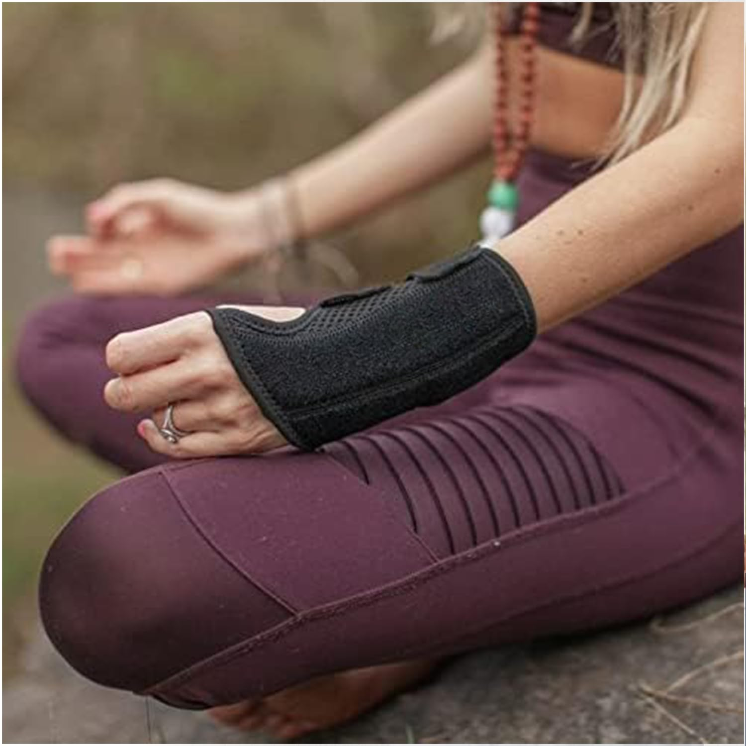 Advanced Wrist Brace - Infused Adjustable Orthopedic Support Splint for Pain, Carpal Tunnel, Arthritis, Tennis Elbow, Tendinitis, RSI, Ganglion Cyst for Men Women Left S/M (Jz_Brace (Ringh S/M)) image number 4