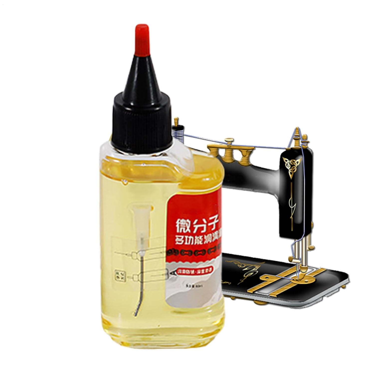 Lubricating Oil,60Ml Multi-Purpose Lube - Sliding Tracks Lubricating Oil | for Door Locks Electric Fans Automobile Mechanical Parts Equipment Bicycle Chains image number 2