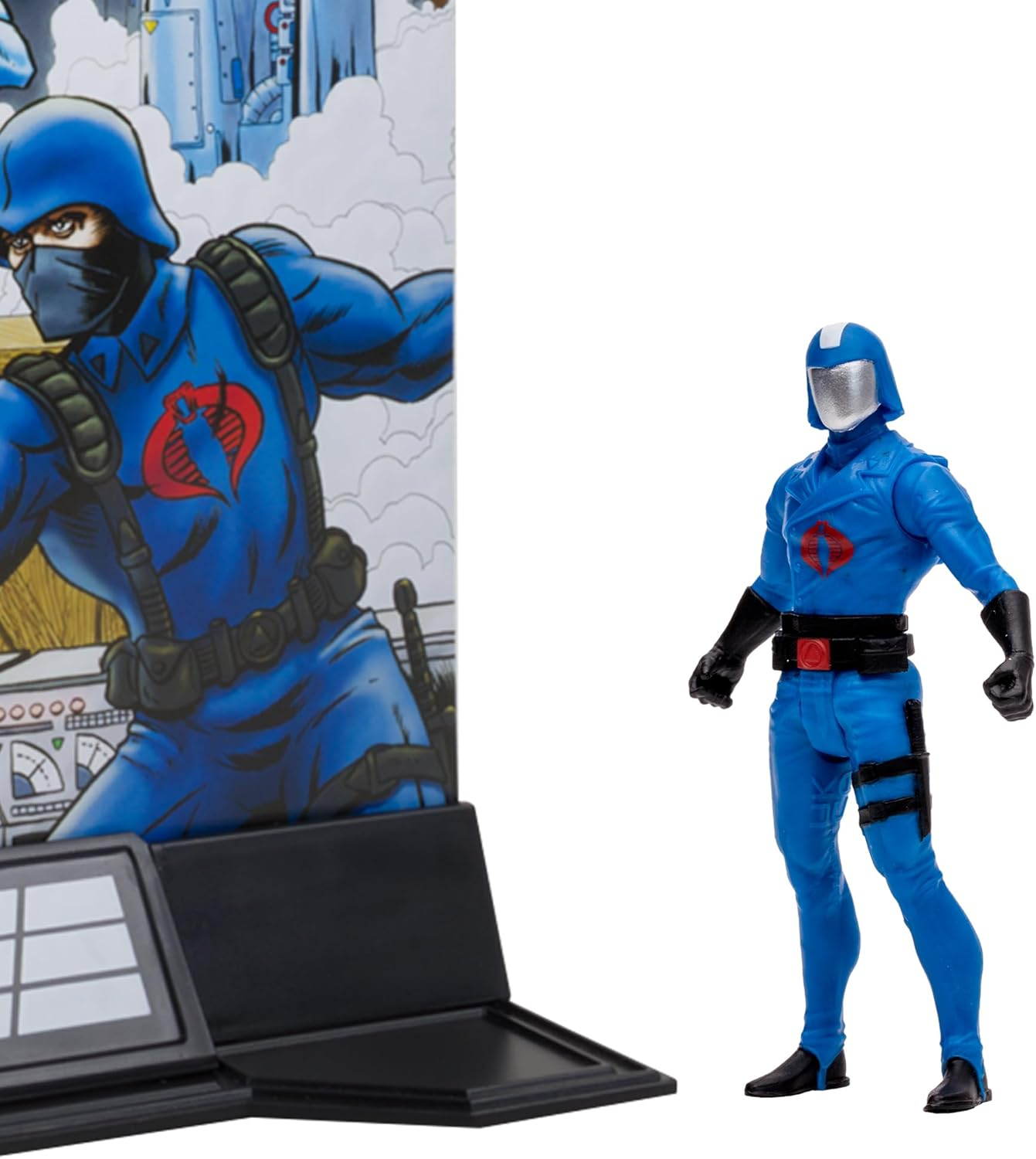 Mcfarlane Toys - G.I. Joe Page Punchers 2Pk Cobra Commander and Crimson Guard 3In Action Figures with 2 Comics image number 1