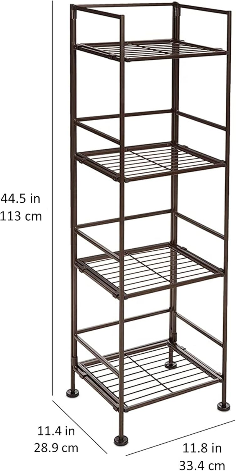 Amazonbasics 4-Tier Iron Tower Shelf image number 5