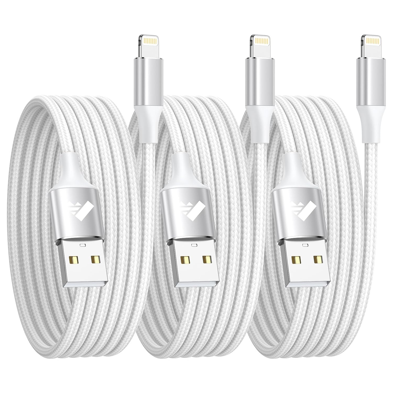 Aioneus Lightning Cable 1M, Iphone Charging Cable Mfi Certified USB a to Lightning Iphone Fast Charger Cord Compatible with Iphone 14 13 12 11 Pro Max Mini XS XR X 8 7 plus Ipad image number 1