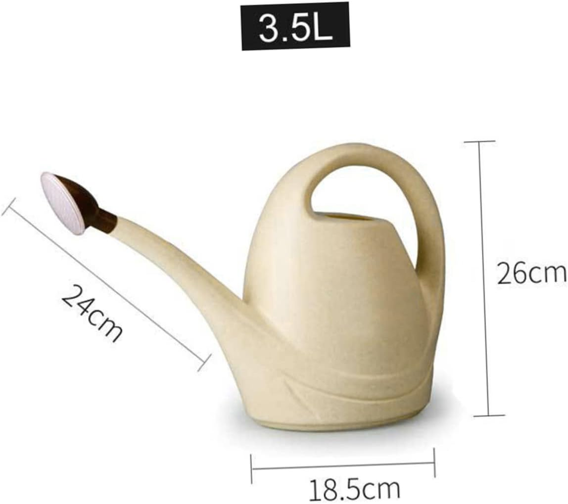 Parliky Practical Spout Watering Can Beige Pot for Indoor and Outdoor Gardening for Watering Plants and Flowers and Leakproof Design image number 3