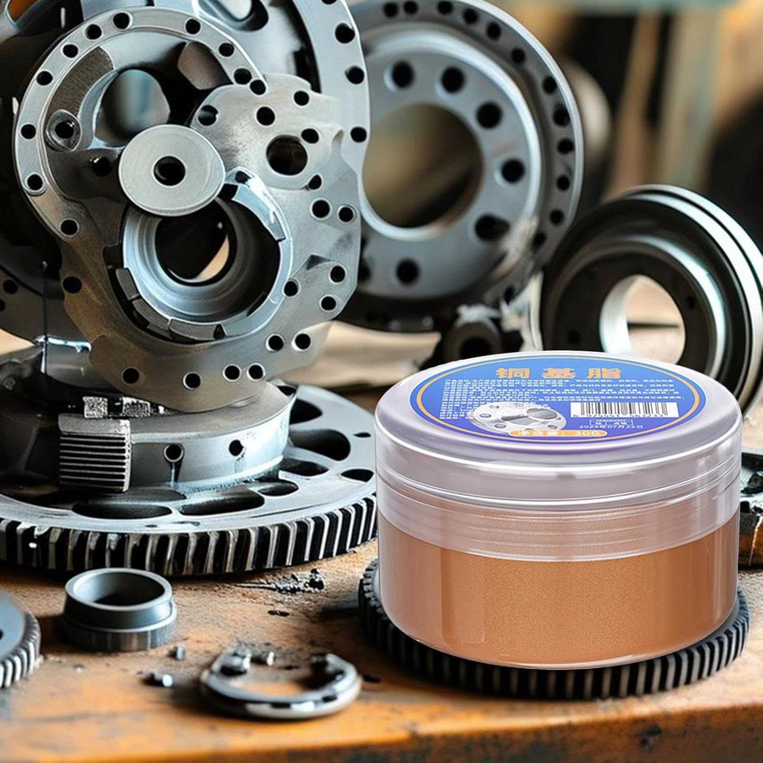 Copper Anti-Seize Lubricant,Copper Based Grease - Waterproof Lubricant and High Temp Grease for Metal, Professional Copper Based anti Seize Grease image number 3