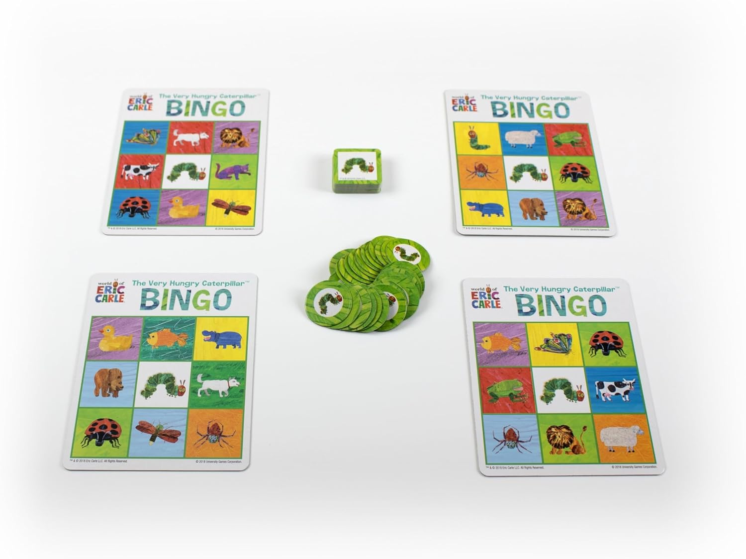 University Games Eric Carle'S Very Hungry Caterpillar Bingo and Matching Tin Card Game